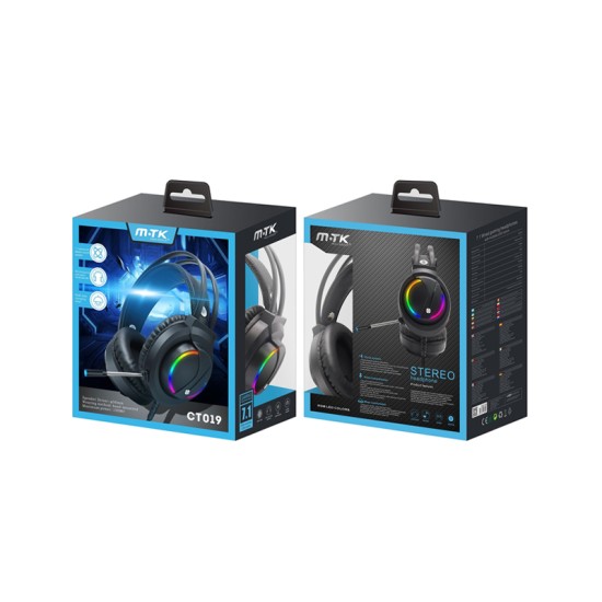 MTK STEREO HEADPHONES CT109 NE WITH CABLE 7.1 VERSION BLACK MTK STEREO HEADPHONES CT109 NE WITH CABLE 7.1 VERSION BLACK